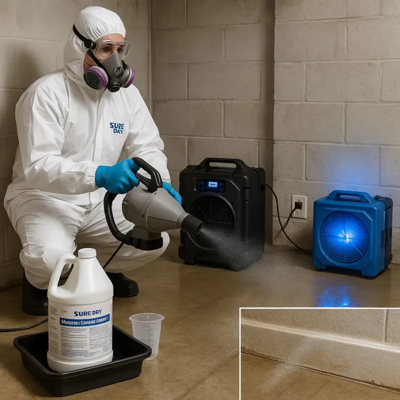 Sanitization and Odor Removal process in Gilford, NH