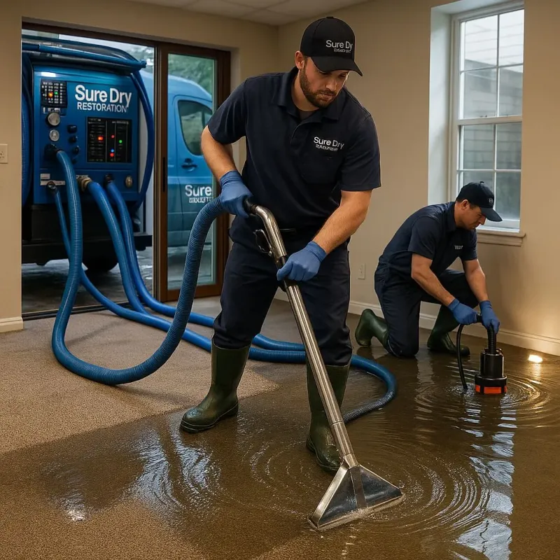 Water Extraction and Removal process in Gilford, NH